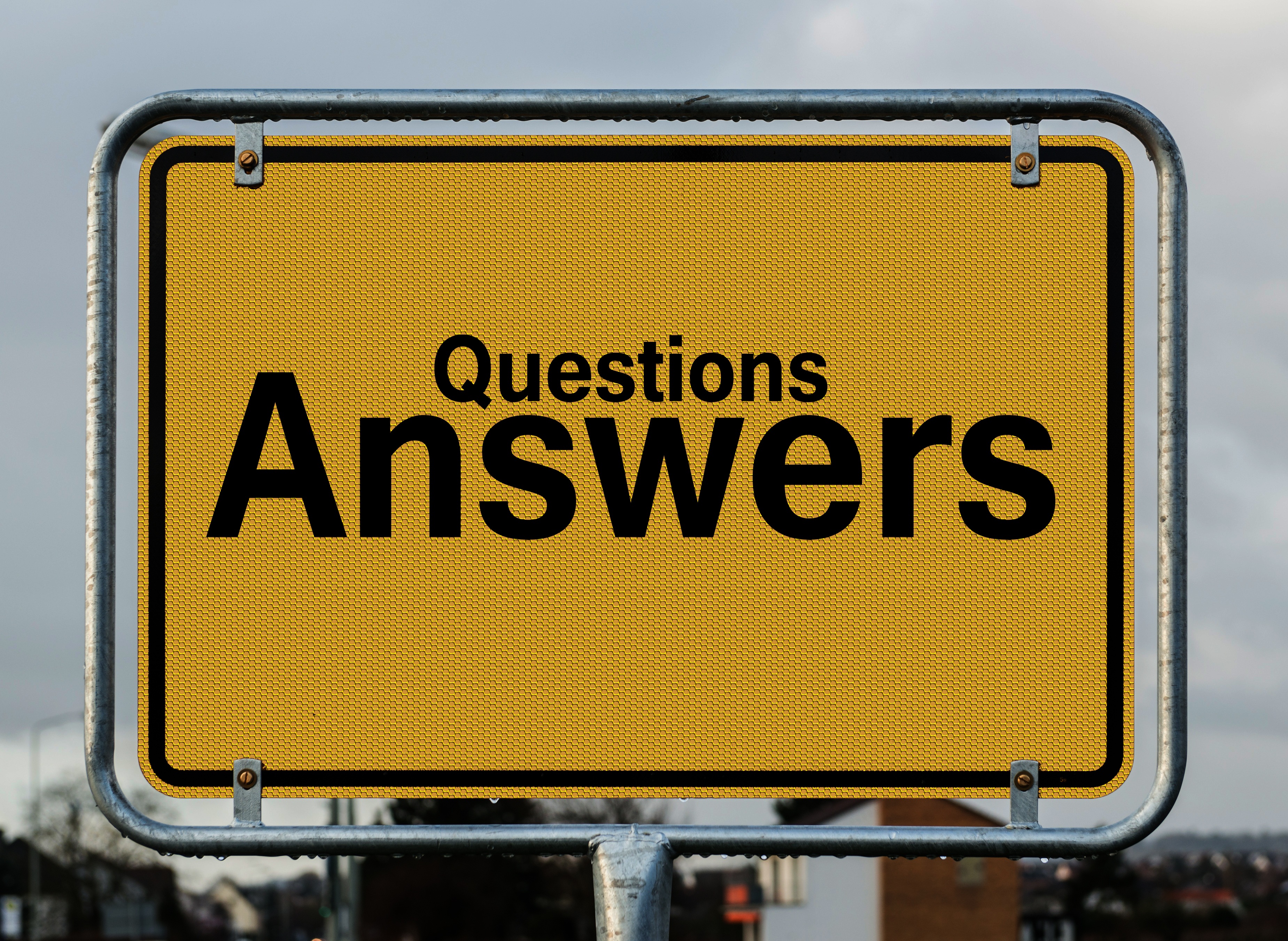 It's not the questions people are looking for