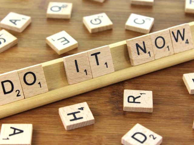 "Do it now" by Nick Youngson